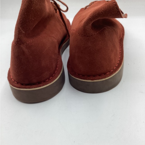 NWOT Clark’s Men’s Brick Red Suede Desert Ankle Boots Size 9.5 main image 4